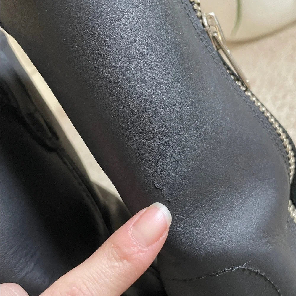 Double H 4008 Black Leather Harness Boots